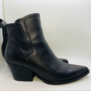 Dolce Vita Black Western Ankle Booties